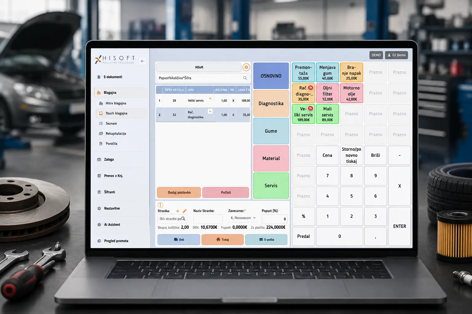 NeoBiz program za avtomehanike in avtoservise
